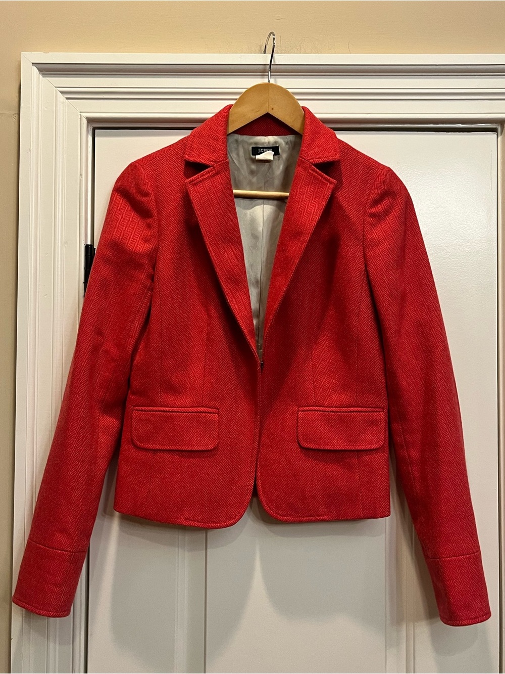 J. Crew Red Women's Blazer Jacket